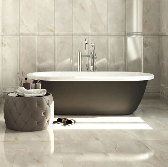 Travertine Bathroom: Caring for your Dolomite